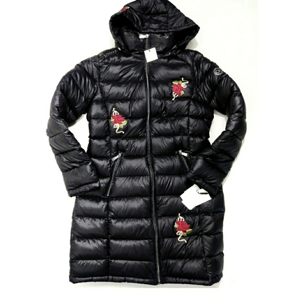 🚺🆕 CALVIN KLEIN Customized Hooded Down Jacket